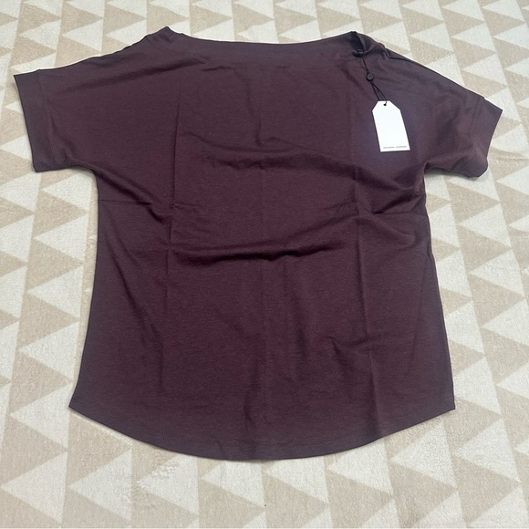 Universal standard dolci short sleeve top raisin - Picture 1 of 3
